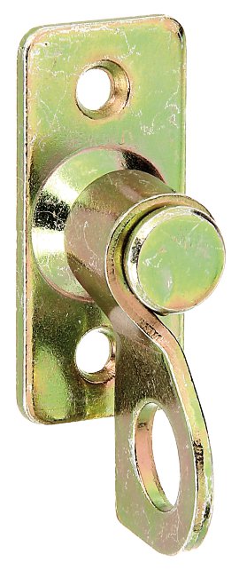 ALBERTS Vorreiber mit PL verzinkt Bunt/Creme 45x35 mm