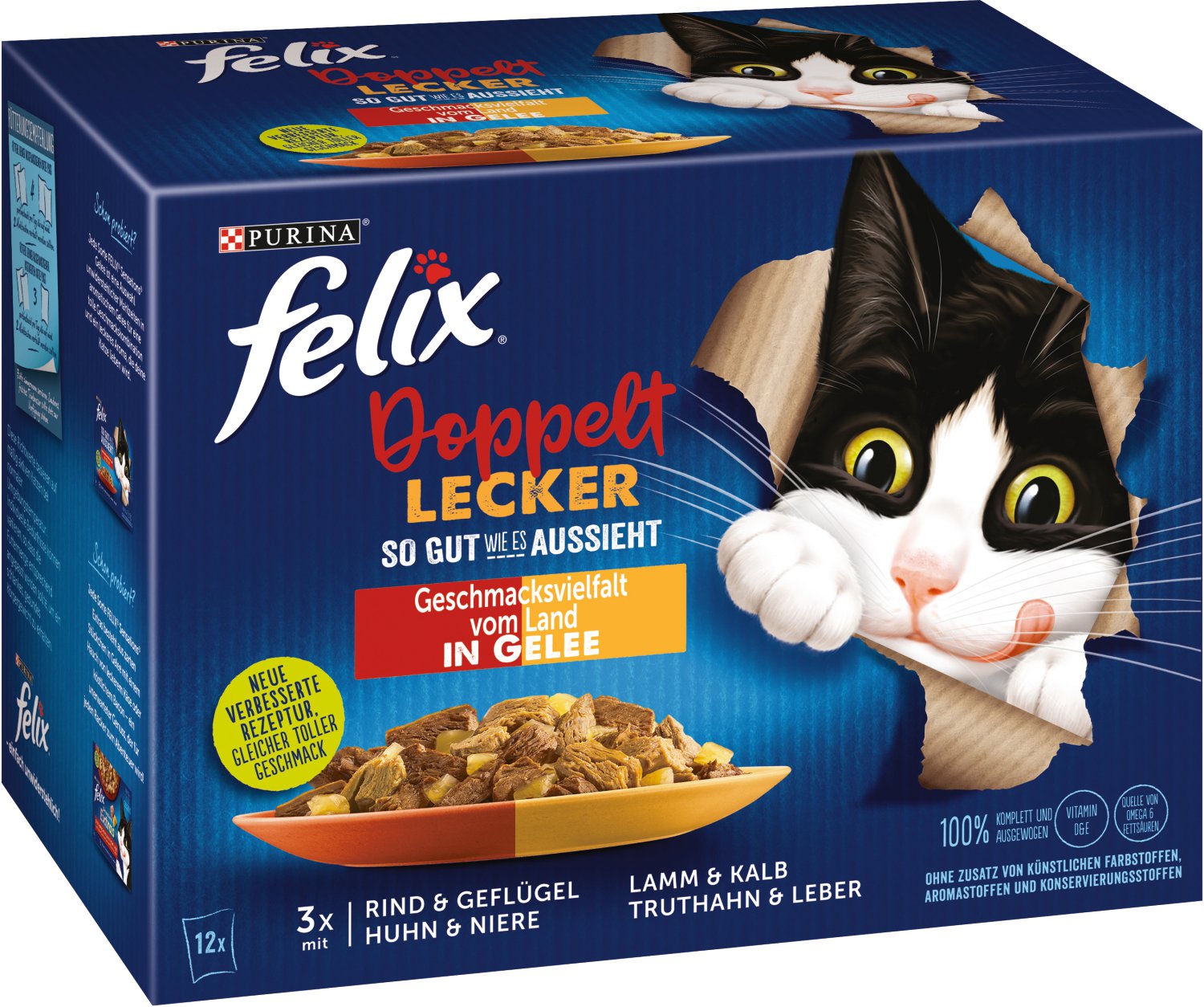 FELIX® Doppelt Lecker in Gelee vom Land 12x85 g