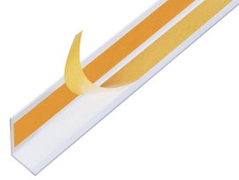 ALBERTS Winkelprofil Aluminium Weiß