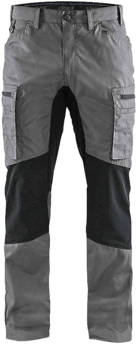 BLÅKLÄDER Service Bundhose Grau/Schwarz 52