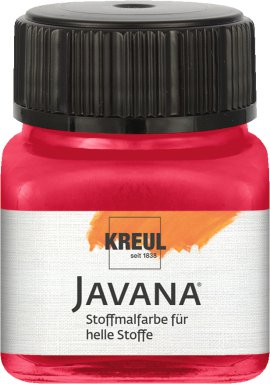 KREUL Stoffmalfarbe für helle Stoffe Karminrot