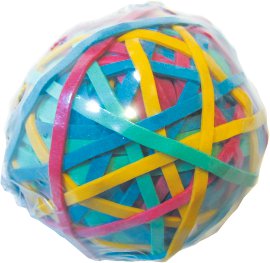 Gummiring-Ball