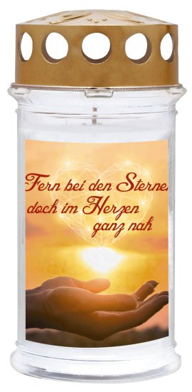 AMBROSIUS Grablicht Sterne 5 Tage