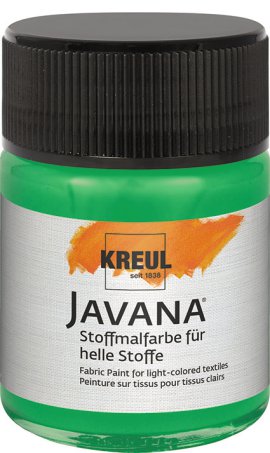 KREUL Stoffmalfarbe für helle Stoffe Brillantgrün 50 ml