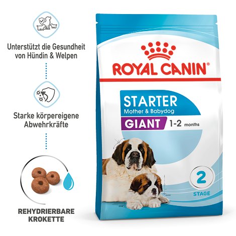 ROYAL CANIN Hundetrockenfutter Giant Starter 15 kg