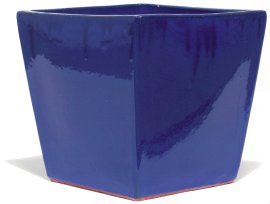 Pflanztopf Quadrat Blau 35x35 cm