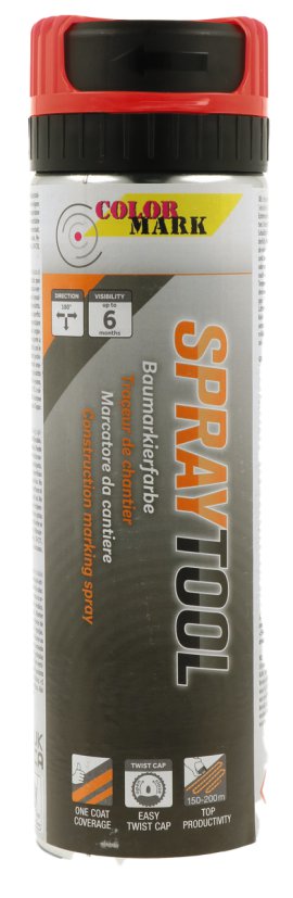Markierspray Neonrot 500 ml