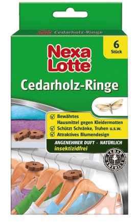 Nexa Lotte® Cedarholz-Ringe 6 Stk.