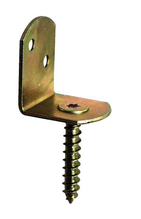 ALBERTS Flechtzaunhalter L-Form verzinkt 83x32 mm 4 Stk.