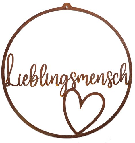 Garten-Dekohänger Lieblingsmensch ⌀ 30 cm