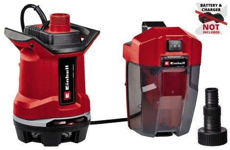 EINHELL Akku-Schmutzwasserpumpe GE-DP 18/25 Li-Solo