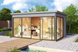 WEKA Designhaus 412 Grau