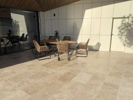 CASAFINO Bodenplatte Natur Traventino 61x40,6x3 cm