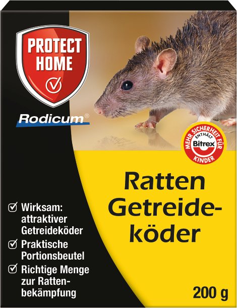 PROTECT HOME Rodicum Ratten Getreideköder 200 g