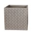 IMPOS Pflanztopf Leather Rund Taupe 30x30x30 cm