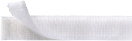 Klettband selbstklebend Flauschteil Weiß 20 mm