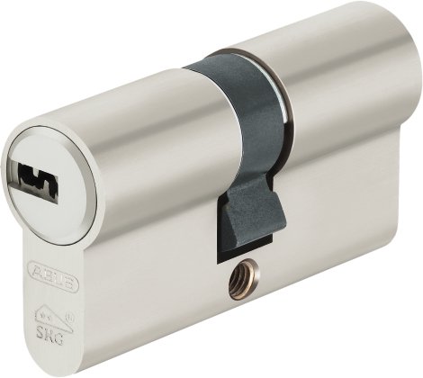 ABUS Einbaudoppelzylinder inkl. 5 Schlüssel Nickel Pearl 20x30/30 mm