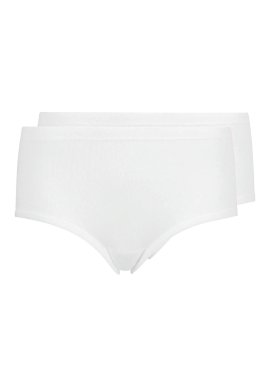 Damen Slip Weiß Doppelpackung 38