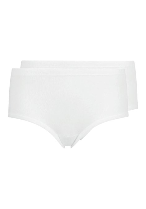 Damen Slip Weiß Doppelpackung 38