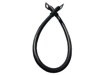 Massekabel Auge-Auge schwarz