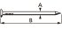 SUKI Drahtstift Senkkopf Edelstahl A2 DIN1151B 3,1x65 mm 100 Stk.