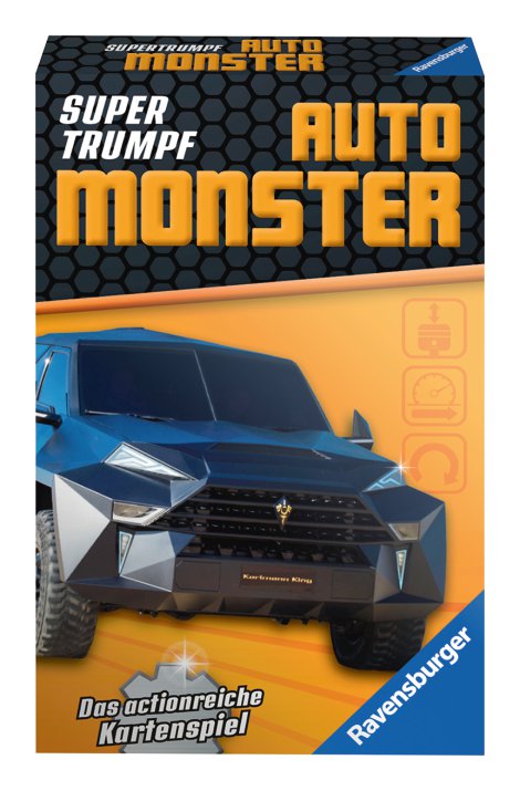 RAVENSBURGER Kartenspiel Auto Monster