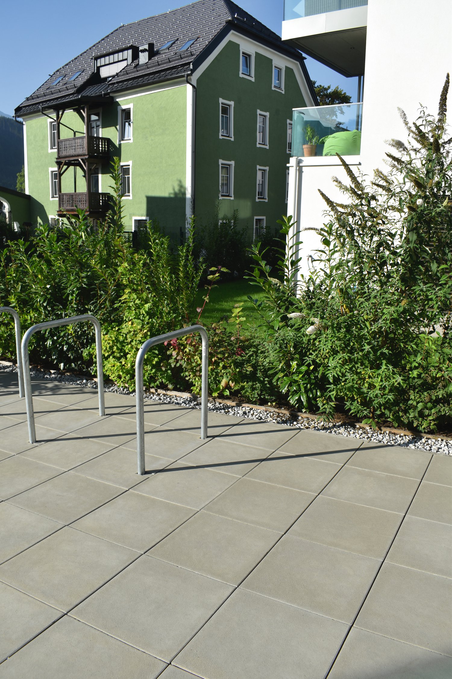 EBENSEER Gartenplatte QSP Quarzschicht Naturgrau mit feiner Fase