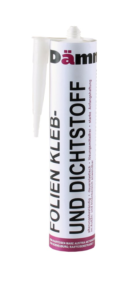 DÄMMIT Folien Kleb- und Dichtstoff Rot 300 ml 