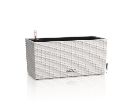 LECHUZA Pflanzkasten Balconera Cottage Lichtgrau 40 cm