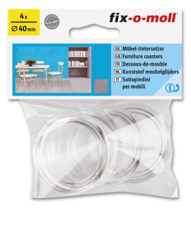 SUKI Möbeluntersetzer Glasklar