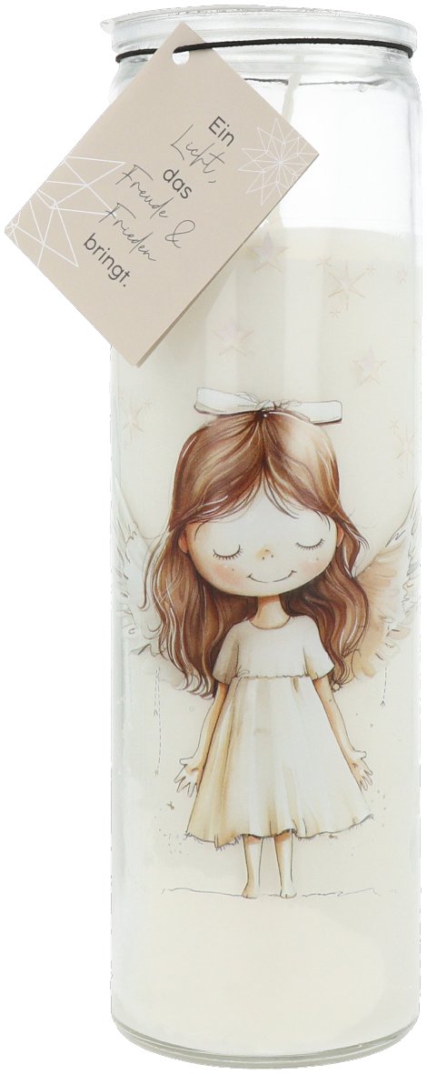 Wunschlicht Glas Weihnachten Christkind