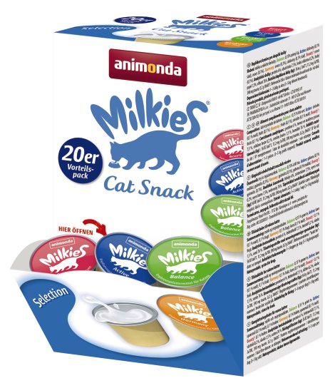 ANIMONDA Milkies Cat Snack Cup Select 4x300 g