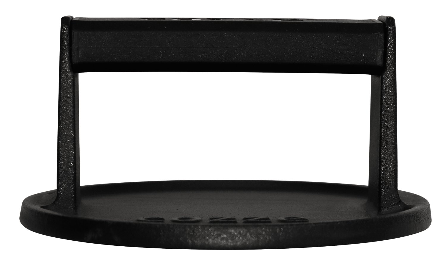COZZE® Burger-/Fleischpresse aus Gusseisen, Schwarz 16x8 cm (ØxH)