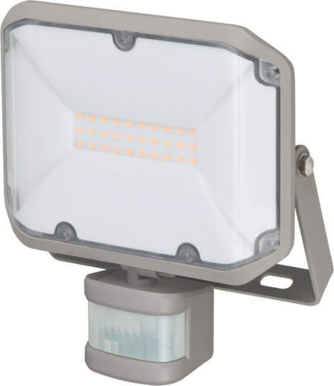 BRENNENSTUHL LED-Strahler mit Bewegungsmelder Warmweiße Lichtfarbe IP44, 20 W