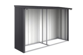 BIOHORT Rückwand für WoodStock® 300 Dunkelgrau-Metallic