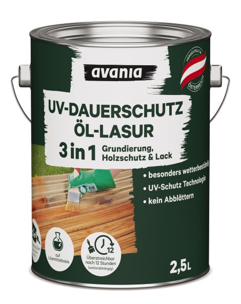AVANIA Dauerschutz-Öllasur Kiefer 2,5 l