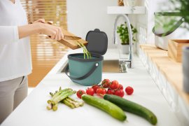 ROTHO Bio-Abfallbehälter Mistelgrün 3,2 l