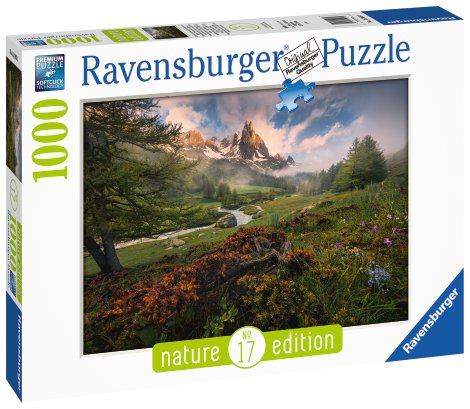 RAVENSBURGER Puzzle Malerische Stimmung im Vallée de la Clarée 1000-tlg.