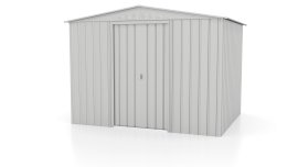 GLOBEL Gerätehaus Tower Silber metallic