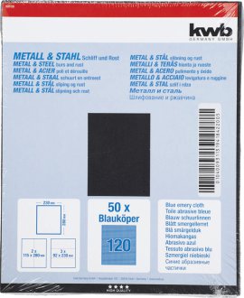 KWB Schleifbogenblatt Blauköper K120, 1 Stk.