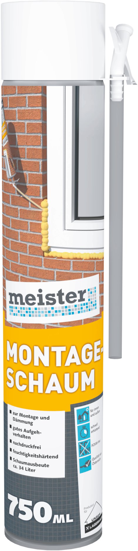 MEISTER Montageschaum 750 ml