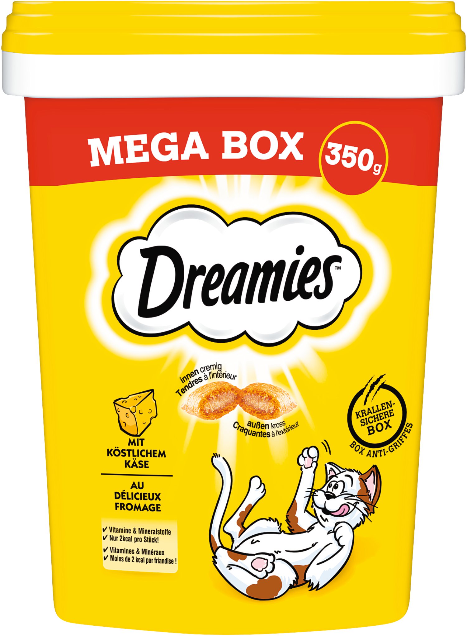 DREAMIES Katzensnack Megabox Käse 350 g