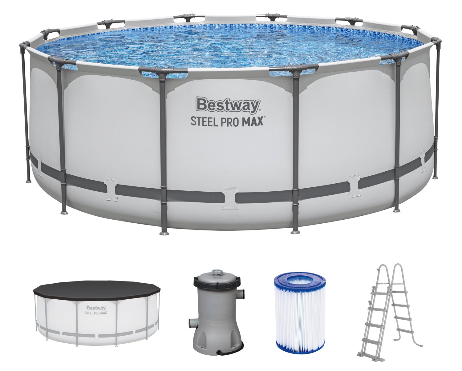 BESTWAY Steel Pro Max Framepool-Set 3,66x1,22 m