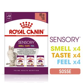 ROYAL CANIN Katzennassfutter Sensory Gravy Multipack Adult 12x85 g