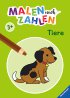 RAVENSBURGER Buch Malen nach Zahlen Tiere