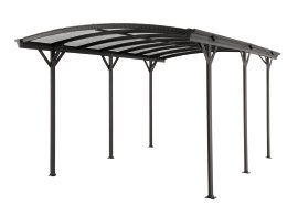 Carport mit gewölbtem Dach 5 m