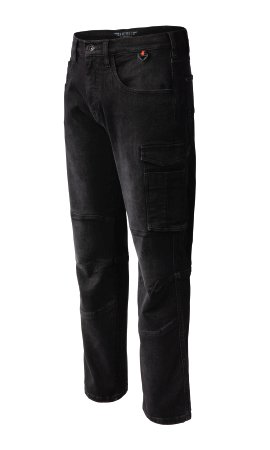 HERO Herren Cargo Jeans Calgary Denim Schwarz