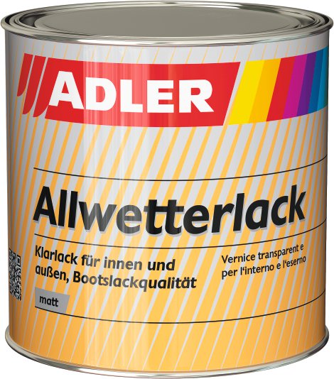 ADLER Allwetterlack farblos matt 2,5 l