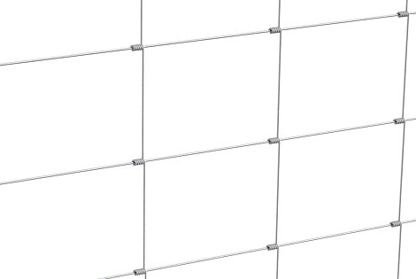 ALBERTS Knotengeflecht verzinkt 1000x150 mm