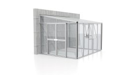 VITAVIA Anlehngewächshaus Helena ESG/HKP 3/10 mm Aluminium